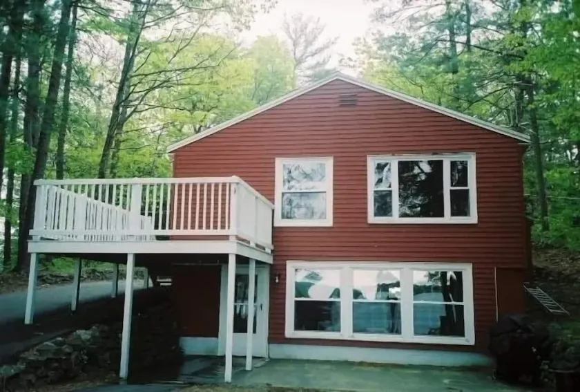 Maine Lakefront Cottage Vermietung mit Sandstrand - Image 1