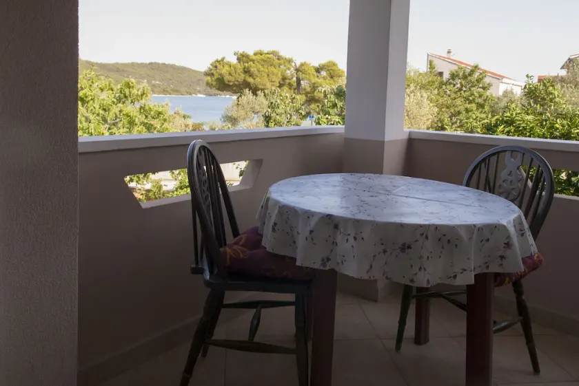 1-Zimmer-Ferienwohnung mit Terrasse und Meerblick Bucht Mala Lamjana (Ugljan) (A-8449-b) - Image 1
