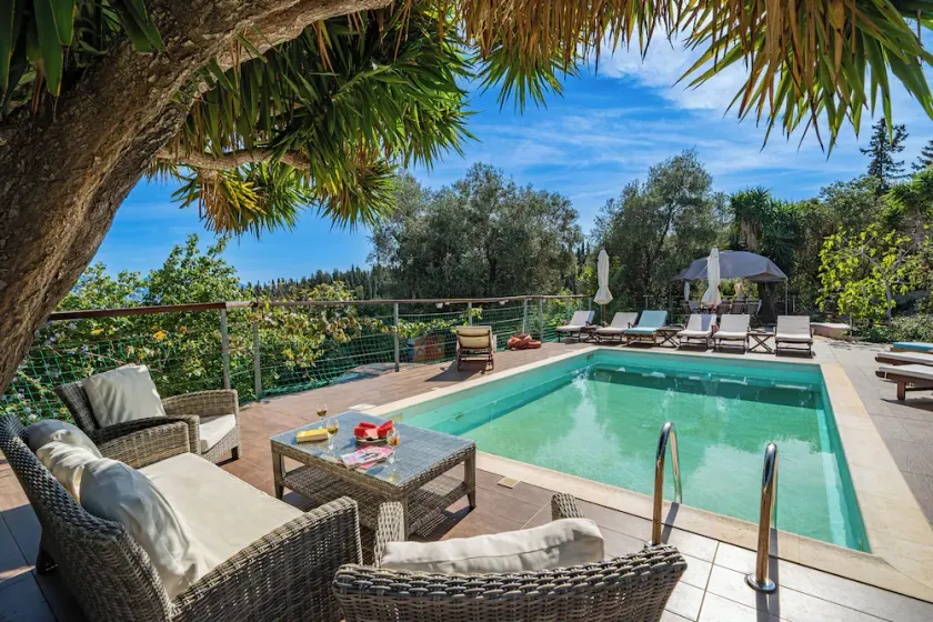 Luxury  Venetian Stone Villa- Amazing Private Pool Area and views near Fiskardo - Image 1