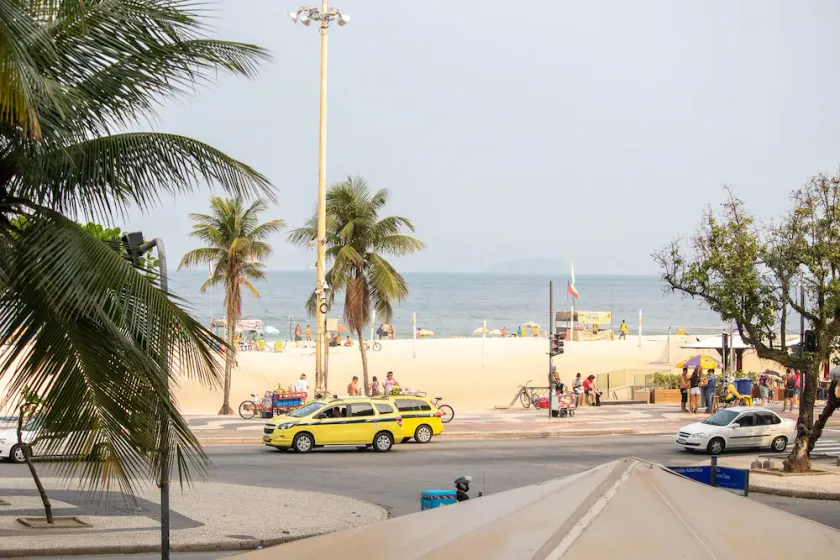 Panoramic view of Avenida Atlântica (oceanfront) - Image 1
