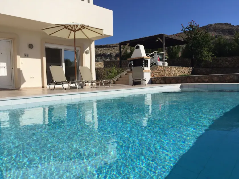 Blue Ray villa Private Pool and Great Sea Views. EOT licenced Lindos/Pefkos - Image 1