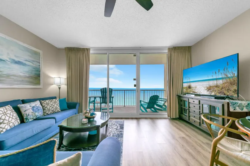 Stunning Ocean & Sunset Views, Direct Beach Access with 2 King Bedrooms at Panama City Beach, Fl - Image 1