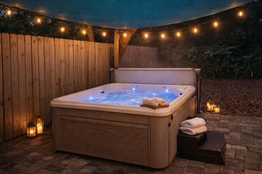 Hot Tub~Vilano Beach Serene Walk~parking~2 ACs - Image 1
