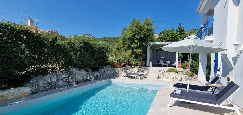 Villa with Private Pool & Sea Views – Peaceful Retreat in Kefalonia - Sleeps 5 - Image 1