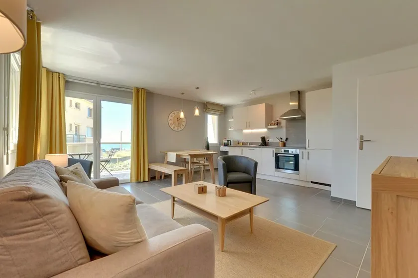 Hardelot-Plage, appartement dans une villa de standing en front de mer 2/4 p. - Image 1