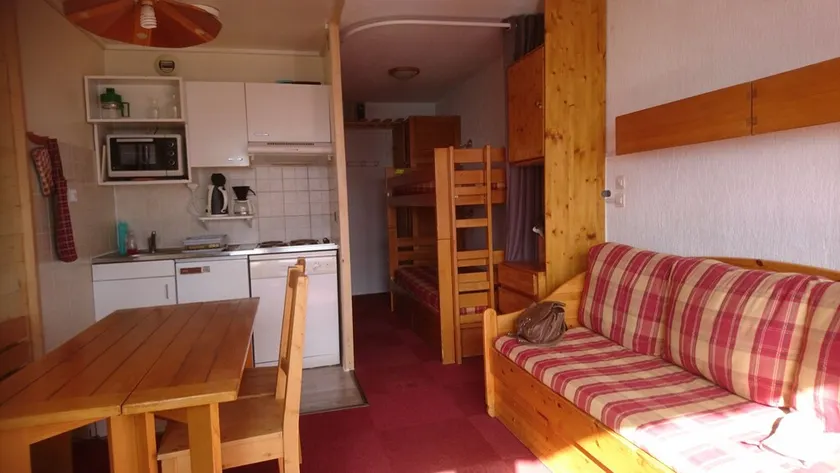 Studio 4 prs 1sdb Pied des Pistes tout confort  balcon sud soleil belle vue - Image 1