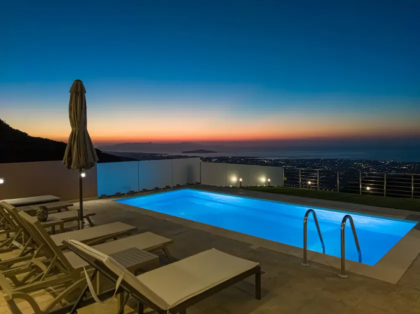 Villa Mari Chania, with private ecologic pool and amazing view! - Image 1