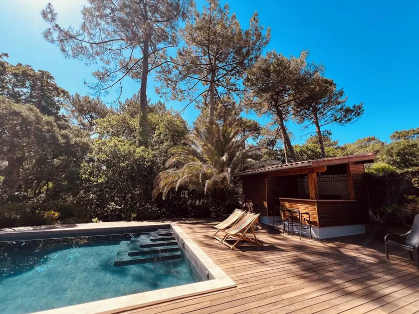 Villa 4* CAPBRETON, piscine chauffée entre plage et foret, 3 min de la plage - Image 1