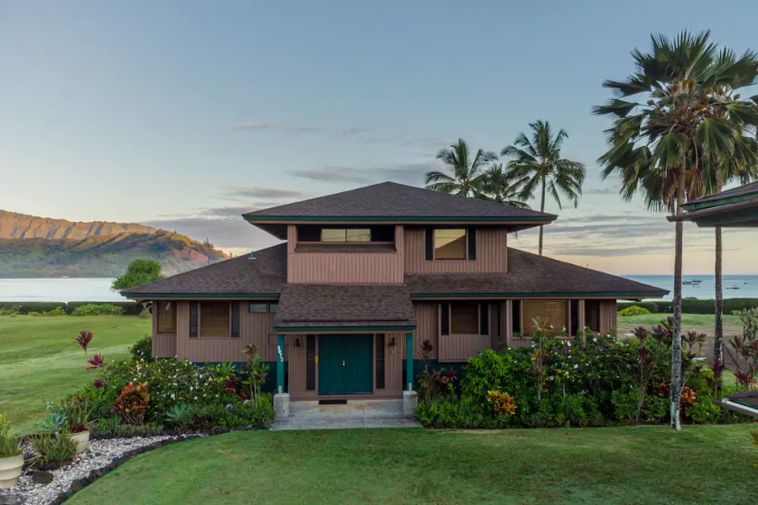 Wilikoki - en 6br / 3ba beachfront hjem på Hanalei Bay med Wilikeiki - Image 1