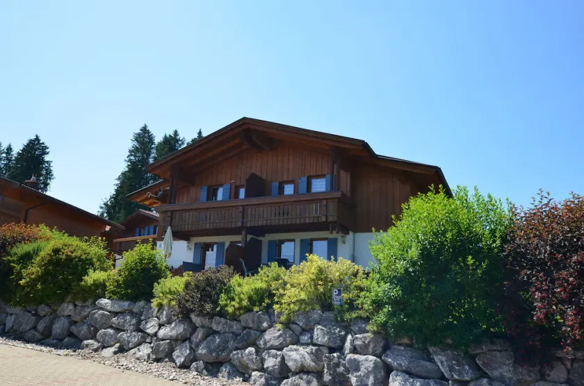 Modern vacation home in Lechbruck am See with fireplace, balcony and garden - Image 1