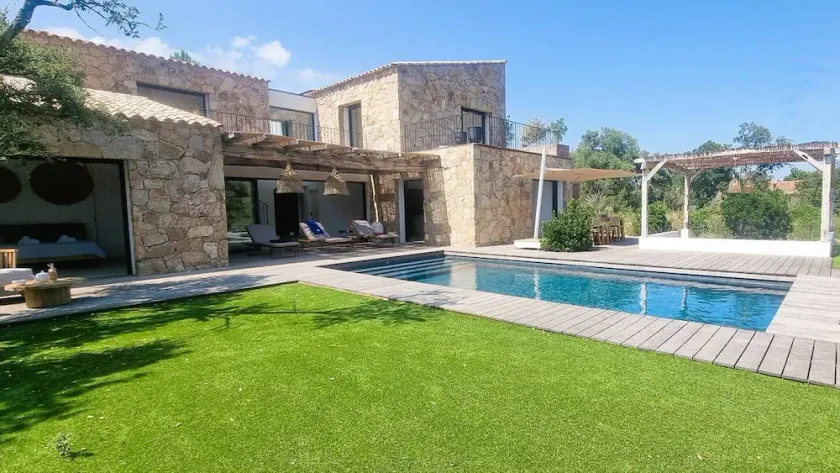 Bergerie Piana d'architecte neuve, 8 pers, piscine chauffée, à 10 min plage - Image 1