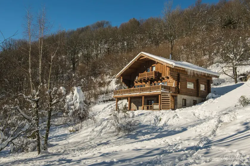 Chalet Les Lucioles | Spa Privatif chauffé, Sauna & nature, 14 pers, La Bresse - Image 1