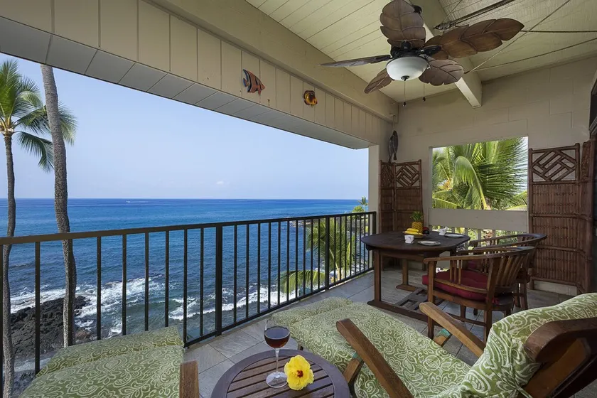 Deluxe Penthouse Oceanfront Studio avec vue imprenable et A / C. - Image 1