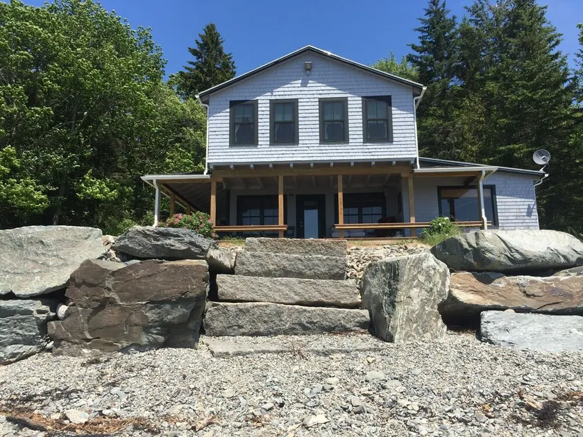 Ocean-Beach Front On Blue Hill Bay W / Mt Desert Island On The Horizon! - Image 1