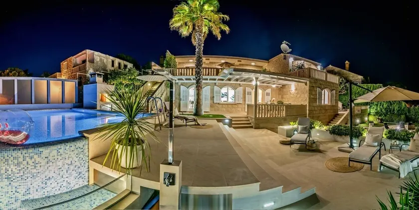 Luxury Seafront Villa Stone Castle Brač-Pool,Brač - Image 1