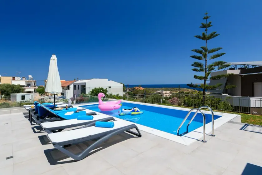 Vacation Villa with Private Pool and Sea View - Image 1