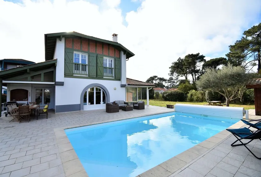 Villa berges landaises location vacances spacieuse Villa avec piscine chauffée capbreton - Image 1
