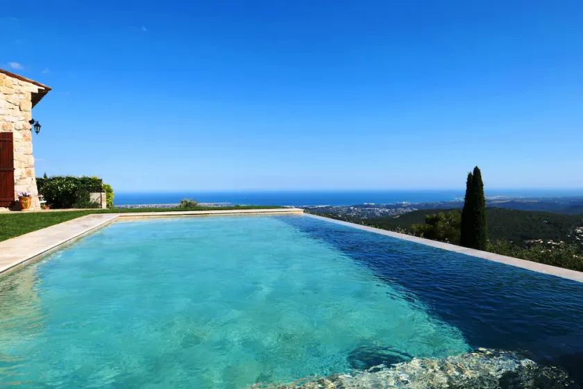 Charmerende lejlighed i provencalsk hus, panoramaudsigt over havet, 2 til 4 personer. - Image 1