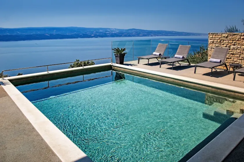 Villa Dispet, sea view, heated pool, cinema, wellness - Image 1