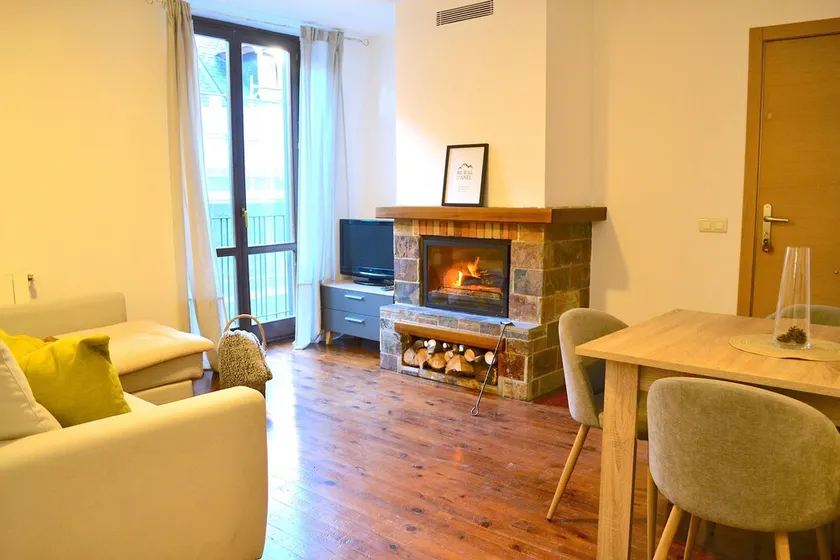 Modern apartment with fireplace - Image 1