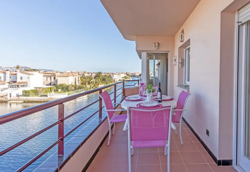 0138-LES DUNES Appartement am Kanal mit großer Terrasse und Parkplatz - Image 1