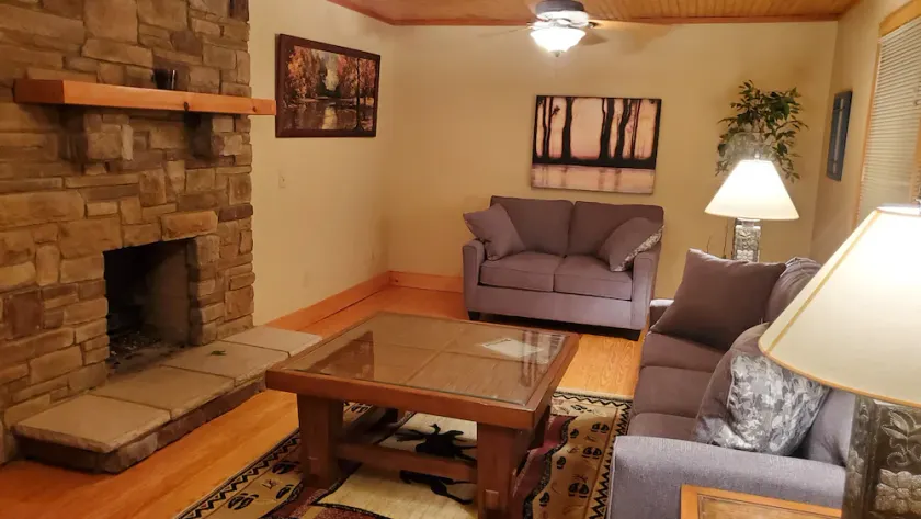 Lakeview Lounge. 3 bedroom cabin surrounded by national forest. - Image 1