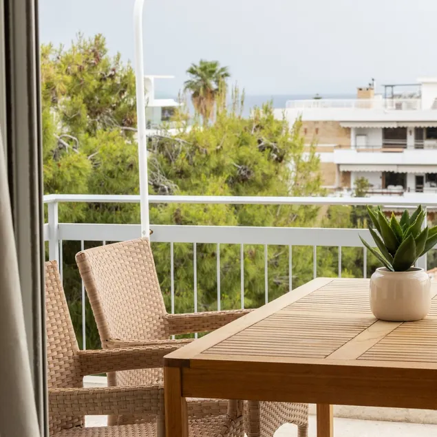 Luxury Beachfront Suite in Voula Premium 2-Bedroom Stay - Image 1