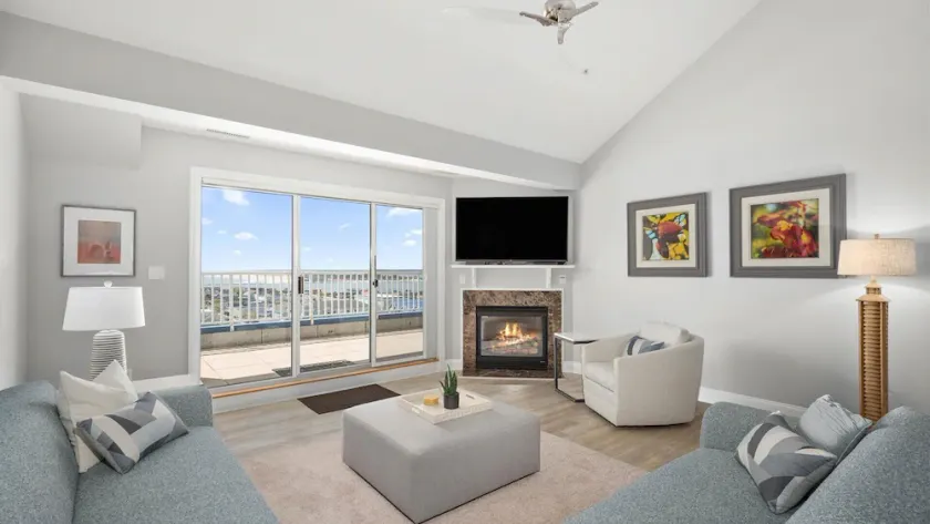 Stort penthouselejlighed på Boardwalk med 60 'balkon mod Assateague Island - Image 1