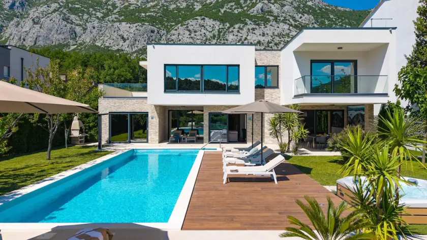 Villa Agava för 8 personer, uppvärmd pool, jacuzzi, bastu, gym, 4 sovrum med eget badrum - Image 1