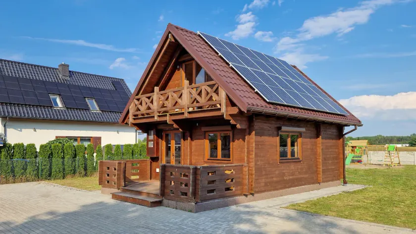 A modern house with a large garden and a place for relaxation + fun for children - Image 1