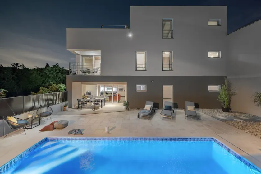 Villa San for 6 persons in Medulin with fitness and only 2 km from the beach with sea view - Image 1