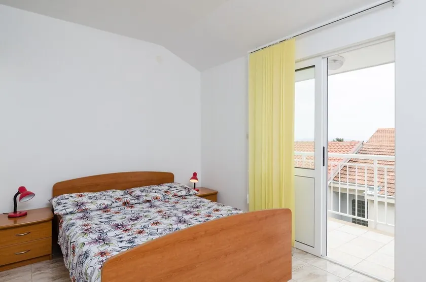 Appartement de deux chambres avec le balcon et la vue sur le mer Orebic, Peljesac (A-643-d) - Image 1