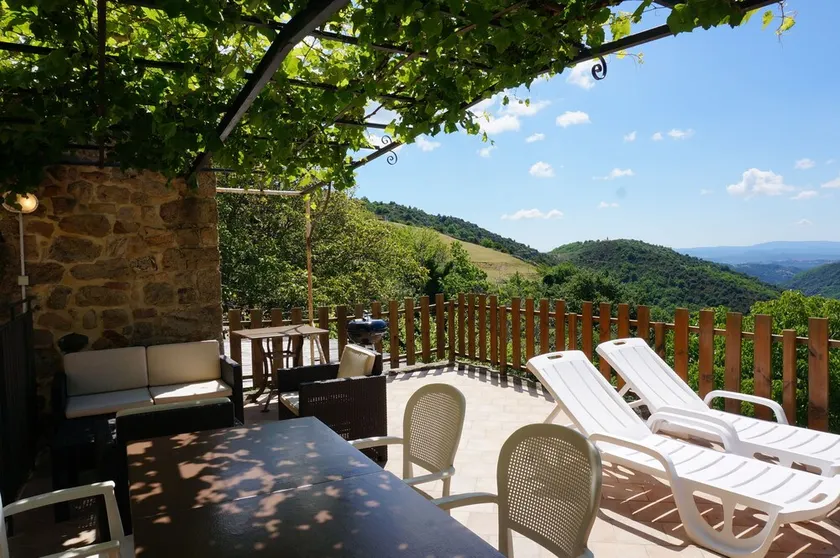Mas du Vernadel: 5 gites in the countryside with swimming pool:Gite FIGUIER 3/4 pers. max - Image 1