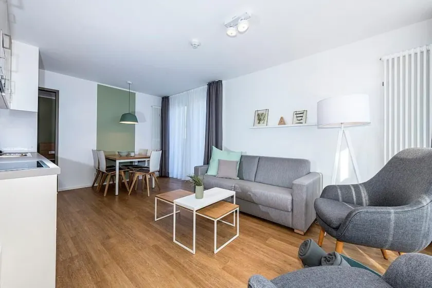 Tolles Ferienapartment in Strandnähe mit Süd-ost-terrasse & Saunabereich im Haus - Image 1
