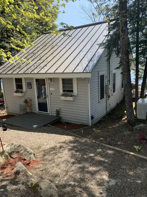 Modern Lakefront Camp on East Pond - cozy fire pit, 3 kayaks, canoe - Image 1