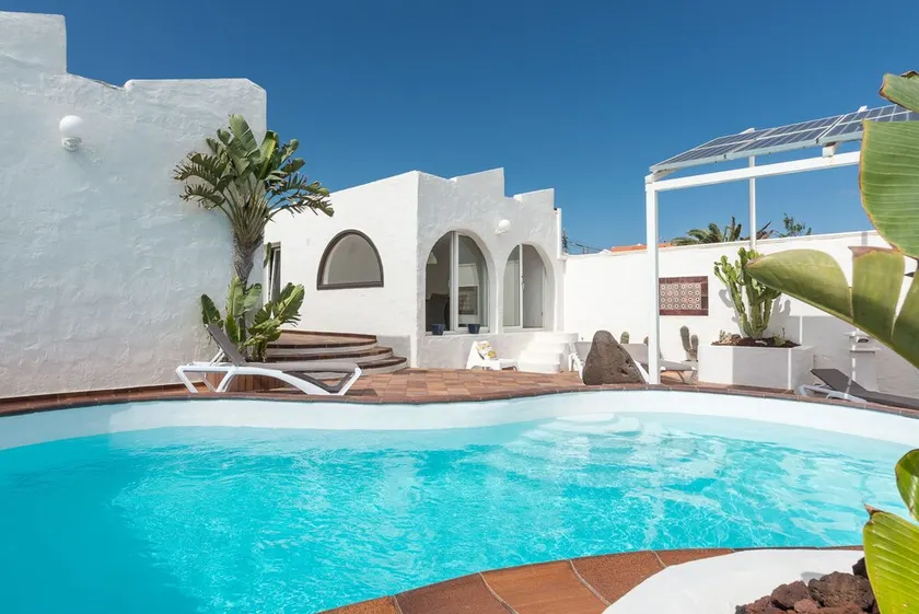 Villa på stranden Golf Magnifik utsikt över 180º till stranden och havet WIFI gratis - Image 1