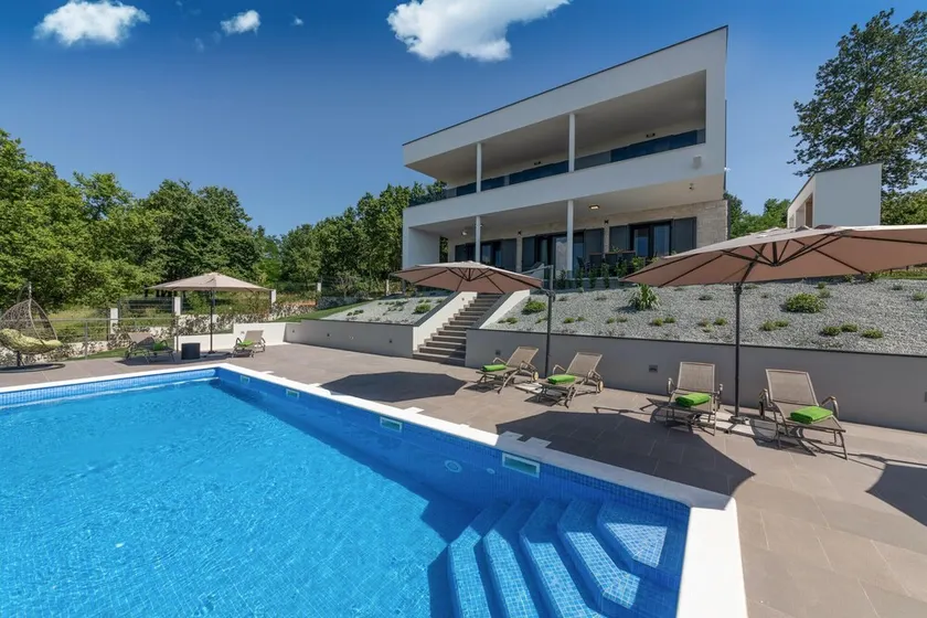 Villa Althea for 8 persons near Labin with 35 m2 heated pool, kids playground & large garden - Image 1