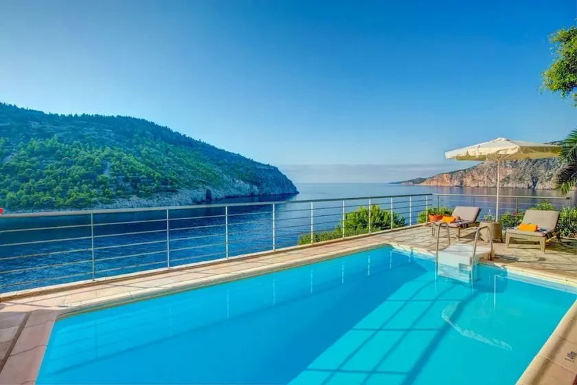 Seafront Kefalonia Villa | Villa Kazaana | 3 Bedrooms | Spectacular Sea Views - Image 1