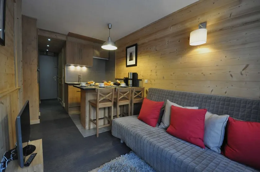cosy et fonctionnel appt 4 personnes, avec départ ski aux pieds. - Image 1