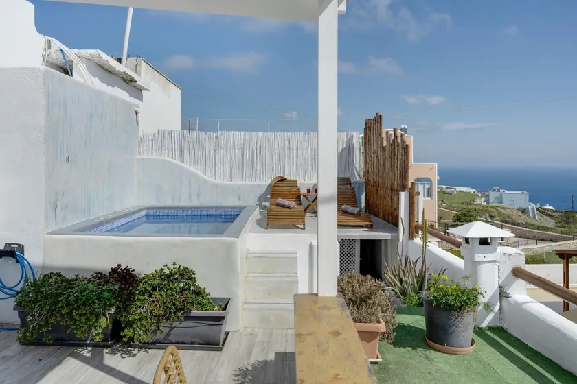 Maison de vacances 'Santoneta Villa Imerovigli' avec vue sur la mer, Wi-Fi et climatisation - Image 1