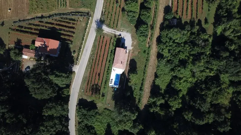 Ferienhaus mit Pool, umgeben von Wald und Weinbergen für 7, Istrien - Image 1