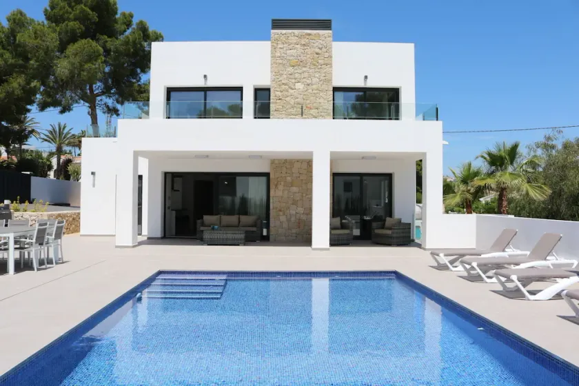Moderne brandneue Villa, 5 Schlafzimmer, Pool, Meerblick, 400m von Cala Baladrar - Image 1