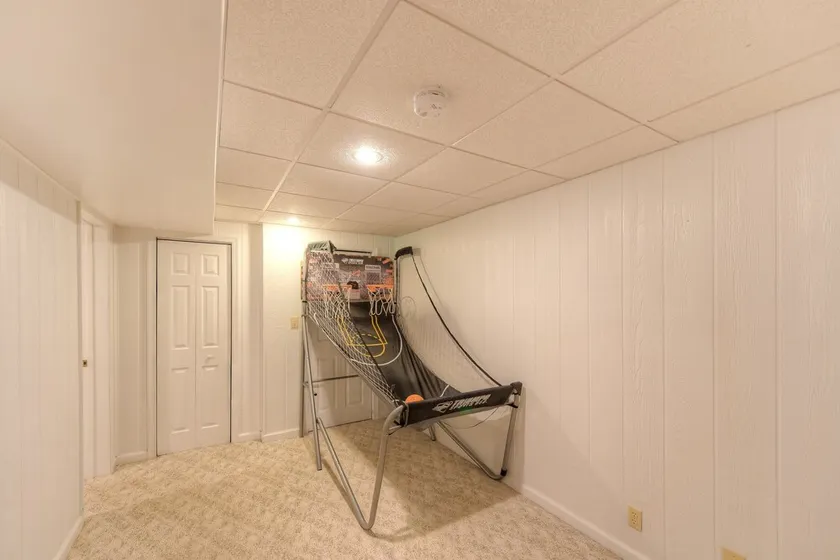 Three-story dog-friendly home with large deck, wood swing, firepit, lawn, & more - Image 1
