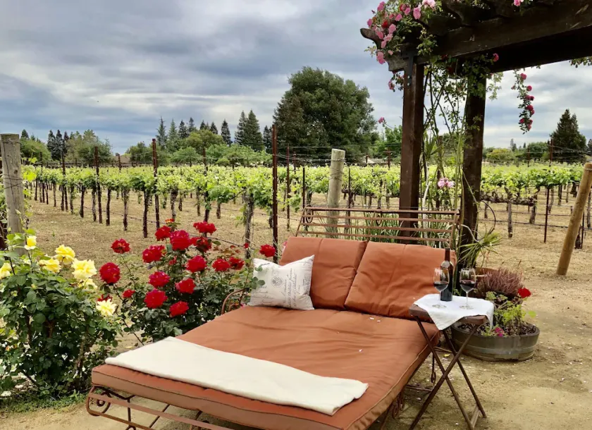 Suite Rose Garden privée à côté du vignoble et de la piscine - Entrée privée - Image 1