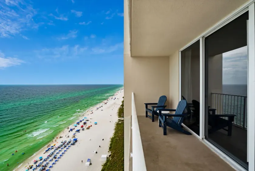 Gulf-Front Tidewater Condo King and Bunks Walk to Pier Park Pools - Image 1