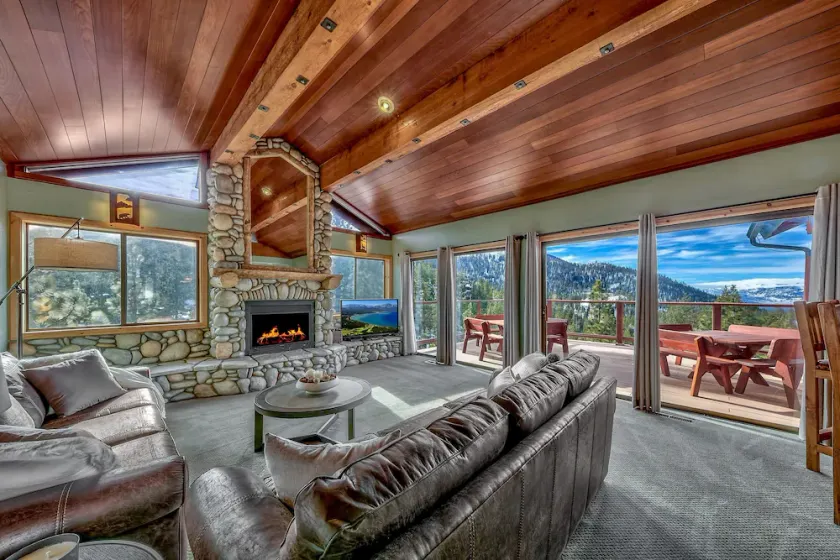 Heavenly Ski Lodge med sjöutsikt - bara 1 minut till stollyftan! - Image 1