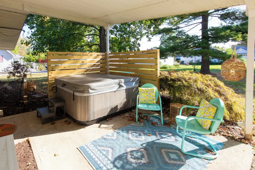 Mid-Century Modern Themed Home with Outdoor Hot Tub - Image 1