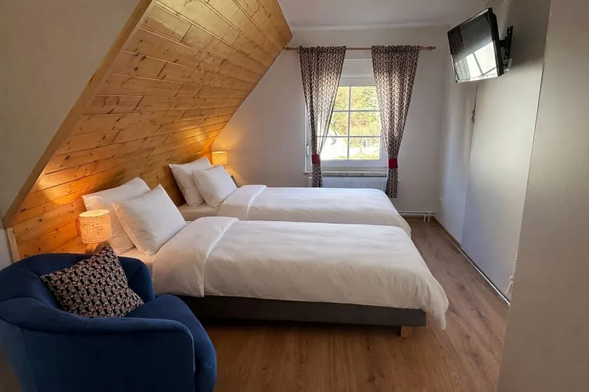 Double room 1 with two single beds - Präkel vacation room - Image 1