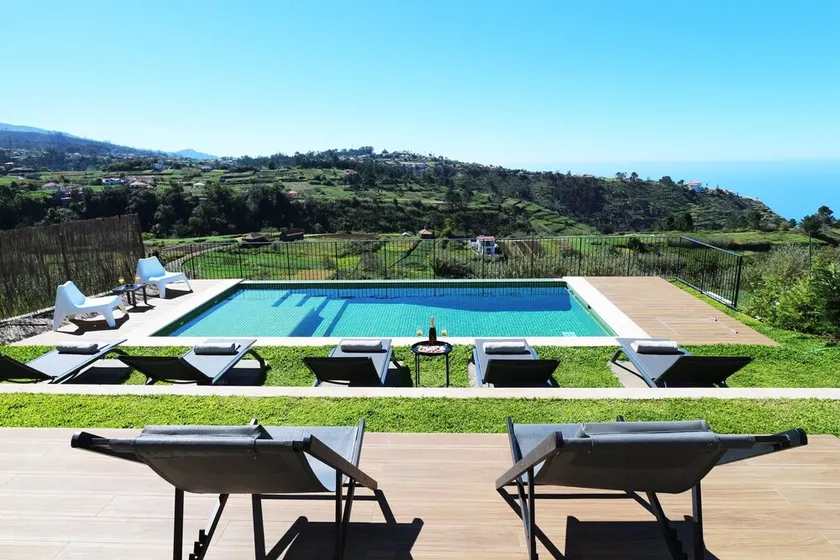 Beautiful Calheta Villa Villa Bella Vita 3 Bedrooms Stunning Sea Views - Image 1