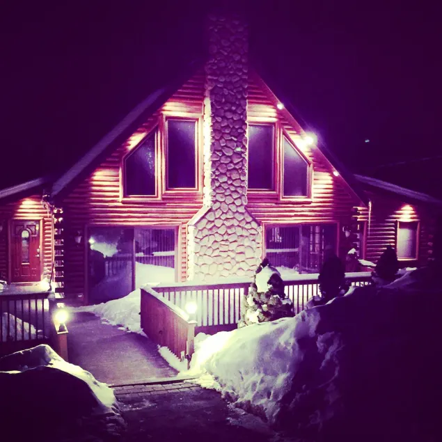 Beautiful Log Cabin in The Hideout - Image 1